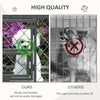 Heavy Duty Dog Cage Metal Kennel and Crate Dog Playpen with Lockable Wheels, Slide-out Tray, Food Bowl and Double Doors