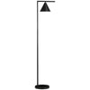 Floor Lamps for Living Room, Modern Standing Lamp with Adjustable Head, 13.75"x10.25"x60.25", Black