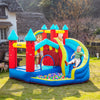Kids 4 in 1 Inflatable Bounce Castle House with Slide, Water Pool, Climbing Wall