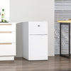 Double Door Mini Fridge with Freezer, 3.2 Cu.Ft Compact Refrigerator with Adjustable Shelf, Thermostat and Reversible Door for Bedroom, White