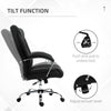High Back Swivel Home Office Chair Task Ergonomic Linen Fabric Computer Chair, with Arm, Adjustable Height, Black