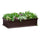 48.5" Raised Garden Bed Planter Box for Flowers Herbs Veggies & Fruits for Garden Backyard Patio Brown