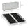 3' Portable Wheelchair Ramp Aluminum Threshold Mobility Single-fold for Scooter with Carrying Handle