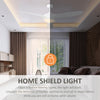 Reversible Indoor Ceiling Fan with Light, Modern Mount LED Lighting Fan with Remote Controller, for Bedroom, Living Room, White