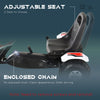 Outdoor Children Playing Pedal Kart Toy w/ Gear Adjustments & Comfort Seat Race