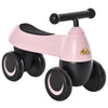 Baby Balance Bike for 18-36 Months, Toddler No Pedal Ride-on Walking Bike with 4 Wheels Gifts for Boys Girls, Pink