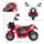 Kids 6V Electric Motorcycle Tricycle Ride-On Toy for Kids 18 - 36 Months, Red