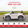 6V Audi TT RS Kids Licensed Ride On Car Toy Battery Powered High/Low Speed with Headlight Music and Remote Control - White