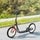 Youth Scooter Kick Scooter for Kids 5+ with Adjustable Handlebar Front and Rear Dual Brakes Inflatable Wheels, Black
