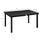 Patio Dining Table for 6, Rectangular Aluminum Outdoor Table for Garden Lawn Backyard, Black