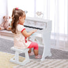 32 Key Princess Electronic Kids Keyboard with Stool and Microphone - White